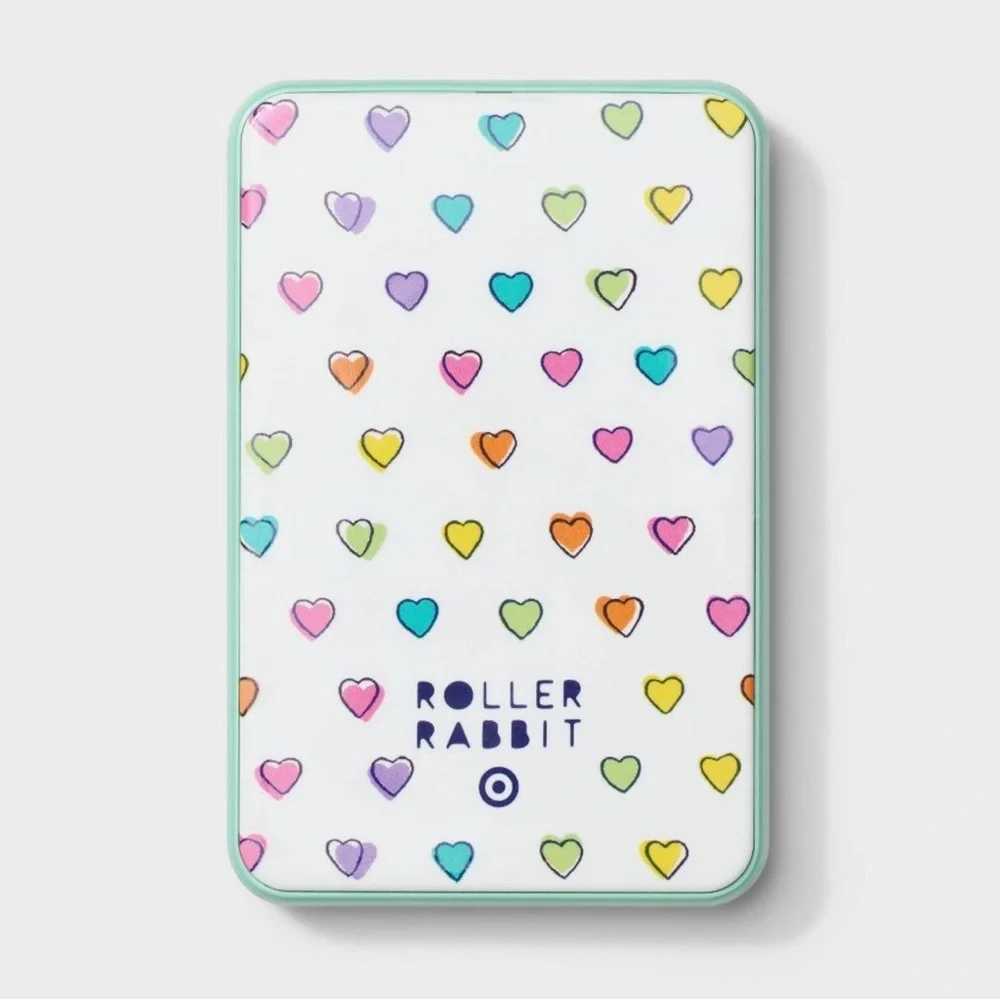 Roller Rabbit x Target Disco Hearts Wave 5000mAh Power Bank